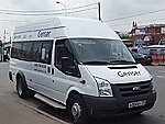 Бесплатный автобус Genser в пункт аренды автомобилей АрендаАвто-юрг на Новорязанском шоссе